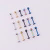Human Body Puncture Jewelry Stainless Steel Round Geometric Vacuum Plating Electroplating Unisex