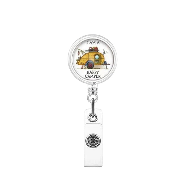 Id Buckle Abs Material Modern Art Style With Rotating Back Clip And Glue Work Permit Patch