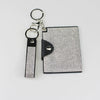 Id Card Holder And Car Key Buckle Diamond Encrusted Fashionable