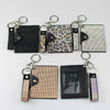 Id Card Holder And Car Key Buckle Diamond Encrusted Fashionable
