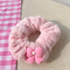 Ig Style Candy  Bow Knot Plush Hair Tie
