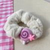Ig Style Candy  Bow Knot Plush Hair Tie