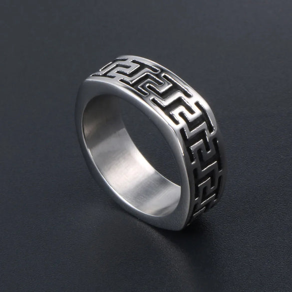 IG Style Casual Modern Style Symbol 304 Stainless Steel Polishing Men'S Rings