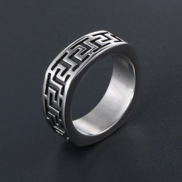 IG Style Casual Modern Style Symbol 304 Stainless Steel Polishing Men'S Rings