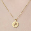Ig Style Constellation Stainless Steel Titanium Steel Polishing Plating 18k Gold Plated Pendant Necklace