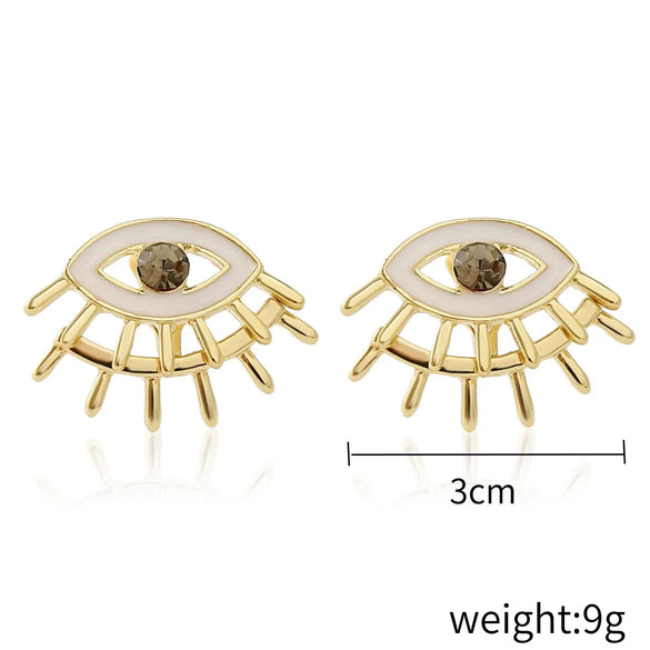 IG Style Devil'S Eye Alloy Plating Women'S Three Layer Necklace Double Layer Necklaces