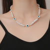 IG Style Devil'S Eye Alloy Plating Women'S Three Layer Necklace Double Layer Necklaces
