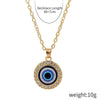 IG Style Devil'S Eye Alloy Plating Women'S Three Layer Necklace Double Layer Necklaces