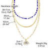 IG Style Devil'S Eye Alloy Plating Women'S Three Layer Necklace Double Layer Necklaces