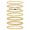 IG Style Geometric 18K Gold Plated Rope Haematite Wholesale Bracelets Drawstring Bracelets