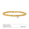 IG Style Geometric 18K Gold Plated Rope Haematite Wholesale Bracelets Drawstring Bracelets