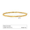 IG Style Geometric 18K Gold Plated Rope Haematite Wholesale Bracelets Drawstring Bracelets