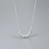 Ig Style Geometric Sterling Silver Plating Necklace