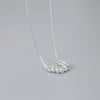 Ig Style Geometric Sterling Silver Plating Necklace