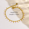 IG Style Luxurious Modern Style Pentagram Circle Moon 304 Stainless Steel 14K Gold Plated Shell Zircon Bracelets In Bulk