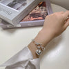 Ig Style Modern Style Heart Shape Sterling Silver Bracelets In Bulk