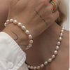 IG Style Simple Style Geometric Imitation Pearl Seed Bead Beaded Women'S Bracelets Necklace