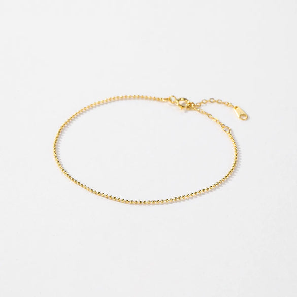 Ig Style Simple Style Round Sterling Silver Plating Inlay Zircon 14k Gold Plated Bracelets