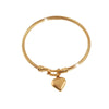 IG Style Sweet Heart Shape Titanium Steel Bangle In Bulk