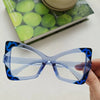 IG Style Y2K Casual Color Block Pc Resin Polygon Butterfly Frame Full Frame Women'S Sunglasses