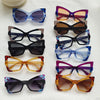 IG Style Y2K Casual Color Block Pc Resin Polygon Butterfly Frame Full Frame Women'S Sunglasses