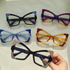 IG Style Y2K Casual Color Block Pc Resin Polygon Butterfly Frame Full Frame Women'S Sunglasses