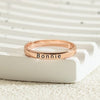 Personalized Stacking Name Rings, Custom Engraved Rings, Dainty Gold Wedding Ring, Both Sides Engraveable, Engagement Gift for Her