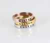 Stainless Steel Ring, Custom Engraving, Personalized Band Gold/ Rose/ Silver, Ring for Men, Women, Teen Girls, Couple's Ring