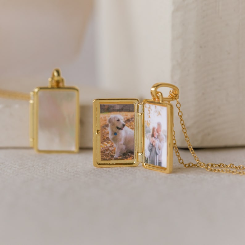 Locket Necklaces by CaitlynMinimalist • Gold Heart Locket, Pearl Lockets, Photo Necklaces • Gifts for Mom • Perfect Anniversary Gift for Her