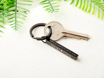 Personalised Bar Keychain | Engraved Keychain | Personalised Keyring | Bar Keychain | Gift For Him | Personalised Gift | Keyring Gift