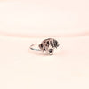 Pet Photo Ring • Custom Pet Portrait Ring • Engraved Dog or Cat Ring • Pet Memorial Jewelry • Personalized Pet Lover Gift