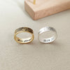 Personalized Actual Fingerprint Ring,Custom Handwriting Ring,Fingerprint Jewelry,Wedding Bands,Eternity Ring,Engagement Ring,Couple Rings