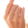 Personalized Stacking Name Rings, Custom Engraved Rings, Dainty Gold Wedding Ring, Both Sides Engraveable, Engagement Gift for Her