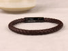 Personalized Leather Bracelet, Engraved Men's Name Bracelet, Custom Bracelet For Men, Personalized Gift For Him, Fathers Day Gift,Men's Gift