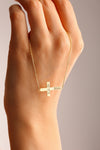 Personalized Cross name necklace, Baptism Gift, Engraved Cross Necklace with Name, Christian Gifts for Christening, Christmas Gift