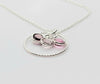 925 Sterling Silver Family Birthstone Personized Necklace ~ Mom Gift ~ Grandma Gift ~ Jewelry Canada