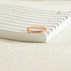 Personalized Stacking Name Rings, Custom Engraved Rings, Dainty Gold Wedding Ring, Both Sides Engraveable, Engagement Gift for Her