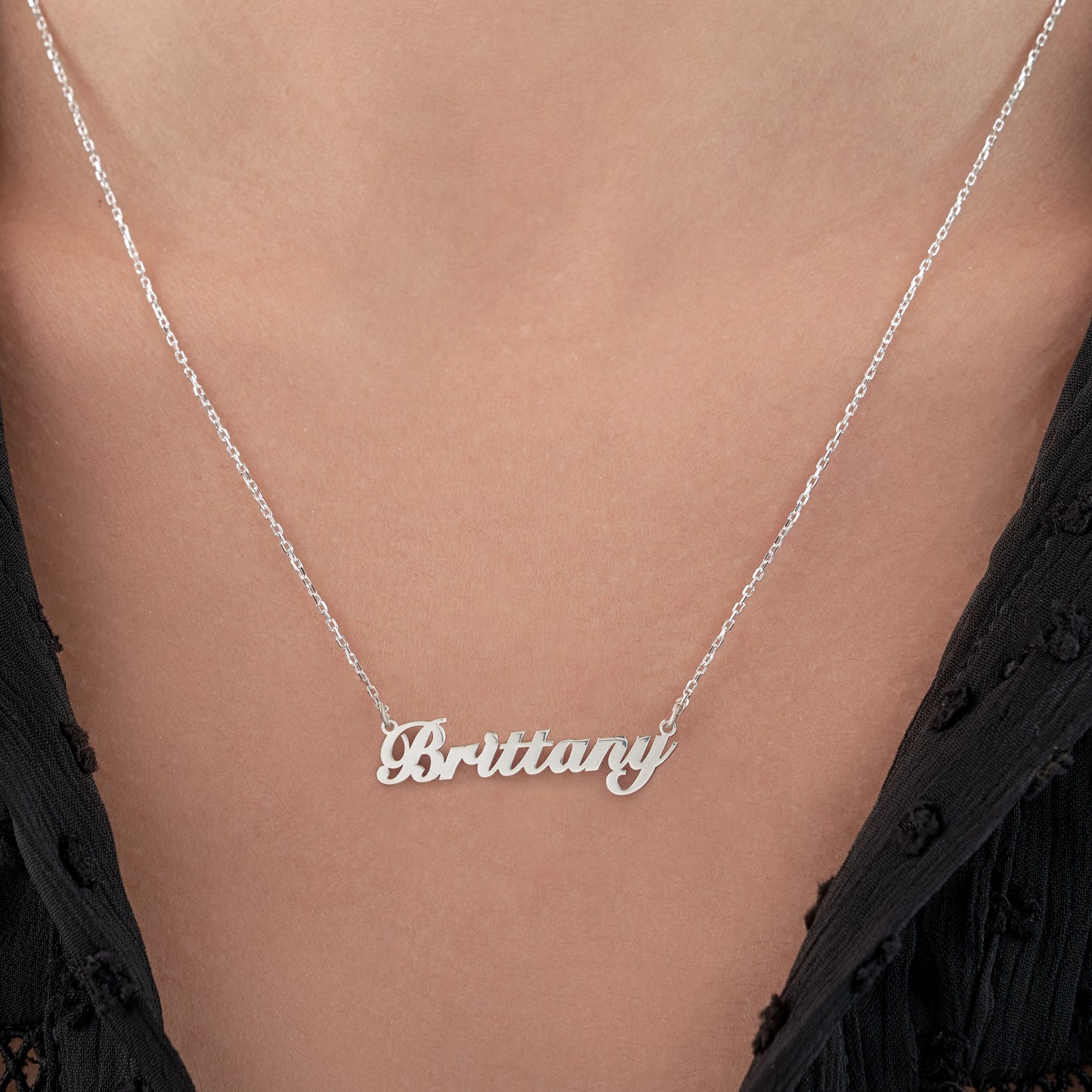 925 Sterling silver name necklace, Personalized Name Necklace, Personalized Jewelry, Name necklace, Personalized Gift, Christmas gift, MF35