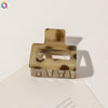 Imitation Acetic Acid Handmade Leopard Print Geometric Hair Clip For Women