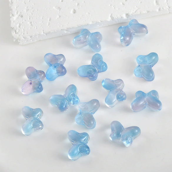 Imitation Glazed Spacer Beads For Diy Handmade Jewelry And Hairpin Fat Butterfly Style