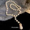 Imitation Pearl Dropshaped Handmade Necklace For Women Luxury Jewelry