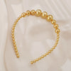 Imitation Pearl Headband For Women Set With Pearls Retro Creative Hair Accessories