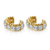 1 Pair Casual C Shape Plating Inlay Copper Zircon Gold Plated Ear Cuffs