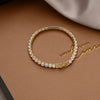 Ins Style Box Alloy Rhinestones Opal Women'S Bracelets 1 Piece