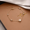 Ins Style Box Alloy Rhinestones Opal Women'S Bracelets 1 Piece