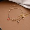 Ins Style Box Alloy Rhinestones Opal Women'S Bracelets 1 Piece