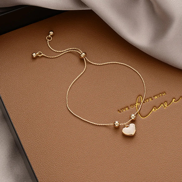 Ins Style Box Alloy Rhinestones Opal Women'S Bracelets 1 Piece