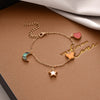 Ins Style Box Alloy Rhinestones Opal Women'S Bracelets 1 Piece