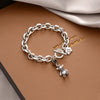 Ins Style Box Alloy Rhinestones Opal Women'S Bracelets 1 Piece