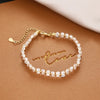 Ins Style Box Alloy Rhinestones Opal Women'S Bracelets 1 Piece